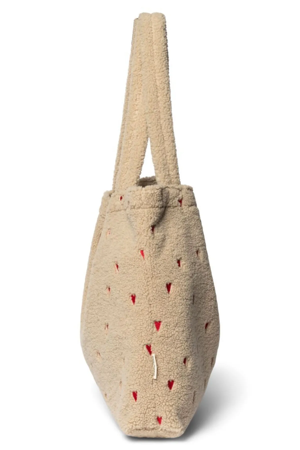 Studio Noos Verzorgingstassen|Verzorgingstassen * Mom Bag Teddy Hearts Ecru Beige