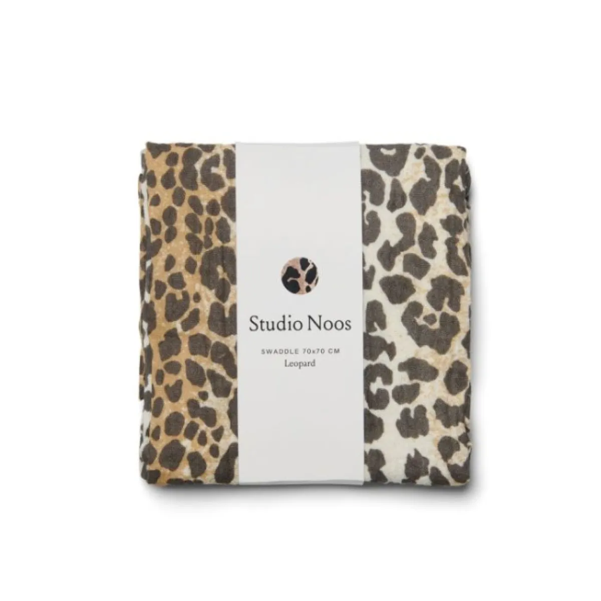 Studio Noos Hydrofiel Luiers * Swaddle Leopard 70 x 70 Multicolor