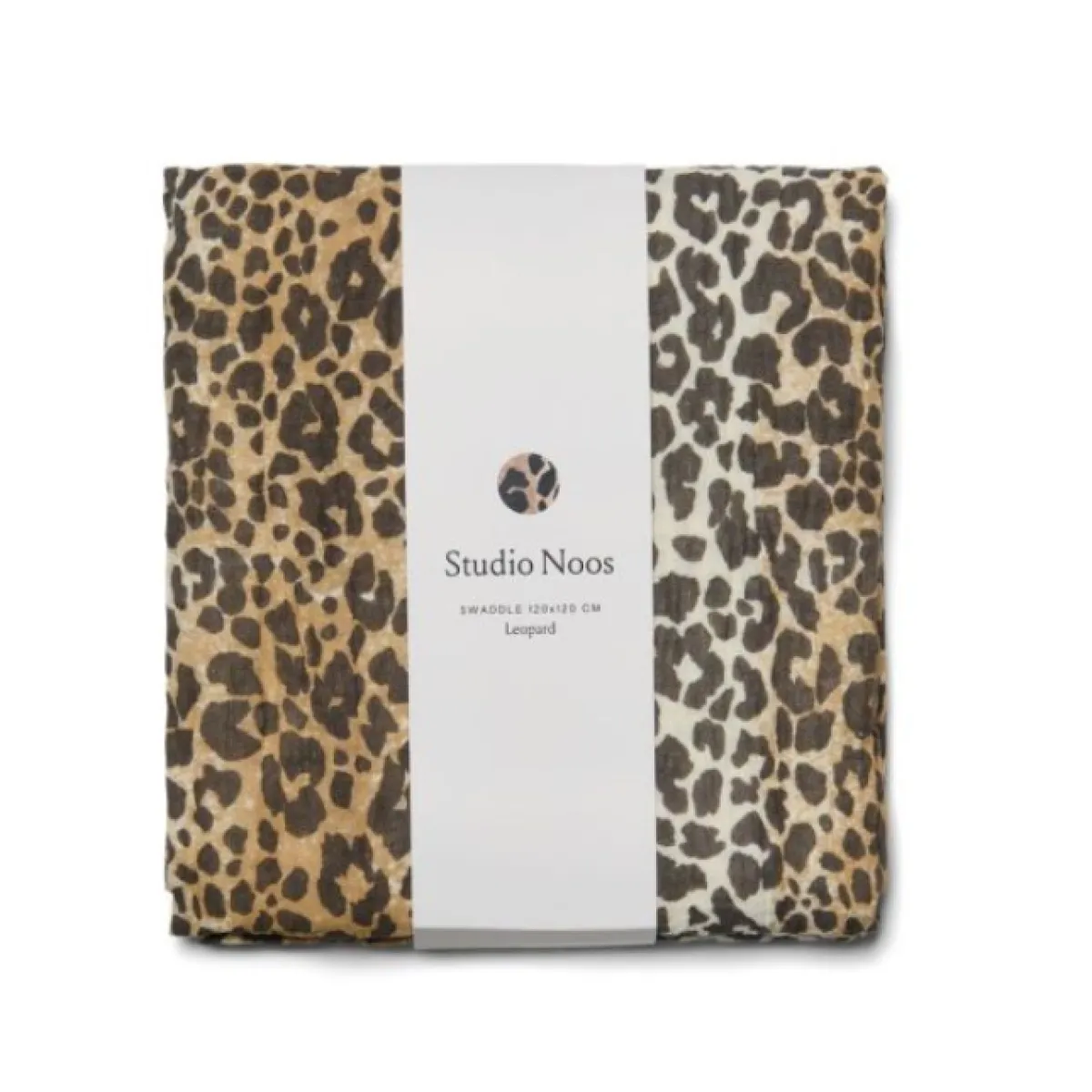 Studio Noos Wikkeldoeken * Swaddle Leopard 120 x 120 Multicolor