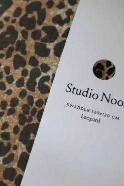Studio Noos Wikkeldoeken * Swaddle Leopard 120 x 120 Multicolor