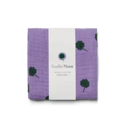 Studio Noos Hydrofiel Luiers * Swaddle Purple Clover 70 x 70 Paars