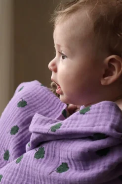 Studio Noos Hydrofiel Luiers * Swaddle Purple Clover 70 x 70 Paars
