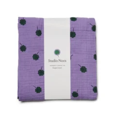 Studio Noos Wikkeldoeken * Swaddle Purple Clover 120 x 120 Paars