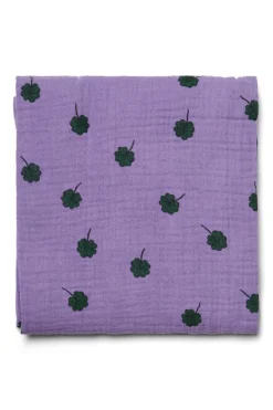 Studio Noos Wikkeldoeken * Swaddle Purple Clover 120 x 120 Paars