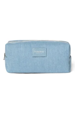 Studio Noos Verzorgingstassen * Toilettas Denim Solid Blauw