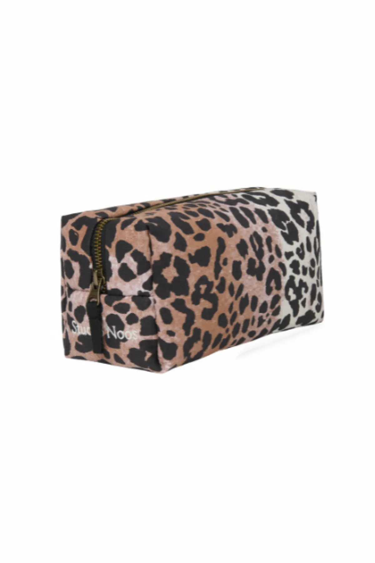 Studio Noos Verzorgingstassen * Toilettas Soft Cotton Leopard Hazel Bruin
