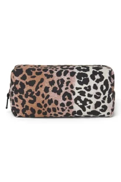 Studio Noos Verzorgingstassen * Toilettas Soft Cotton Leopard Hazel Bruin