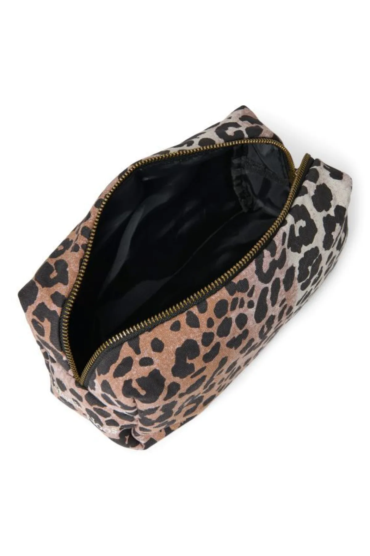 Studio Noos Verzorgingstassen * Toilettas Soft Cotton Leopard Hazel Bruin