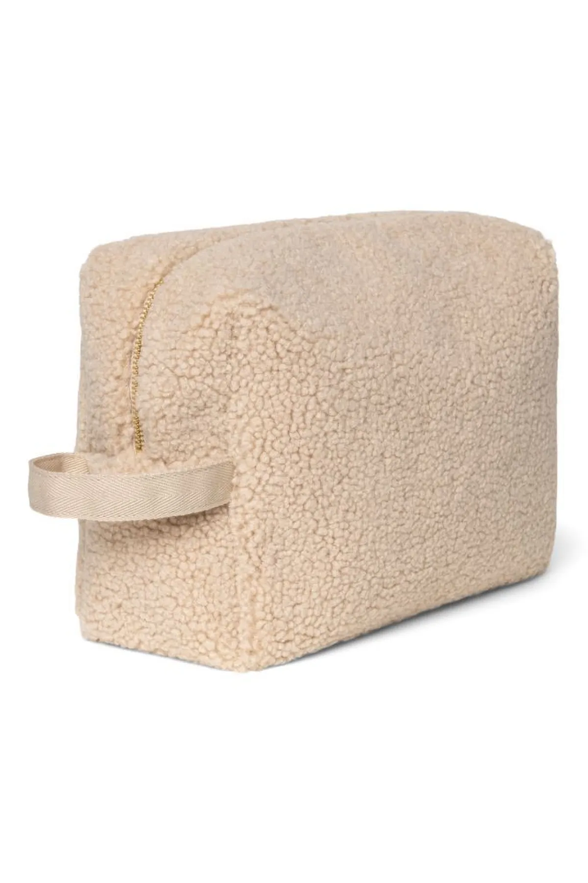 Studio Noos Verzorgingstassen * Toilettas Teddy Ecru L Beige