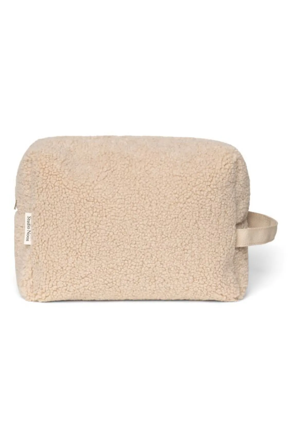Studio Noos Verzorgingstassen * Toilettas Teddy Ecru L Beige