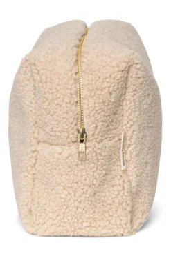Studio Noos Verzorgingstassen * Toilettas Teddy Ecru L Beige