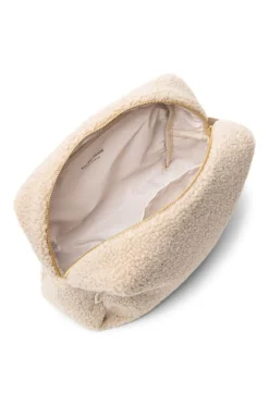 Studio Noos Verzorgingstassen * Toilettas Teddy Ecru L Beige