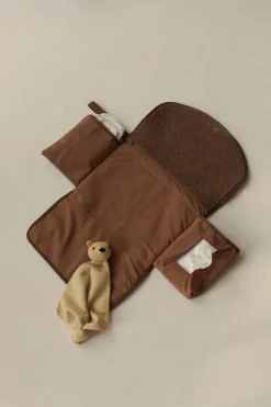 Studio Noos Verzorgingstassen * Verschoonmatje Plus Teddy Brown Bruin