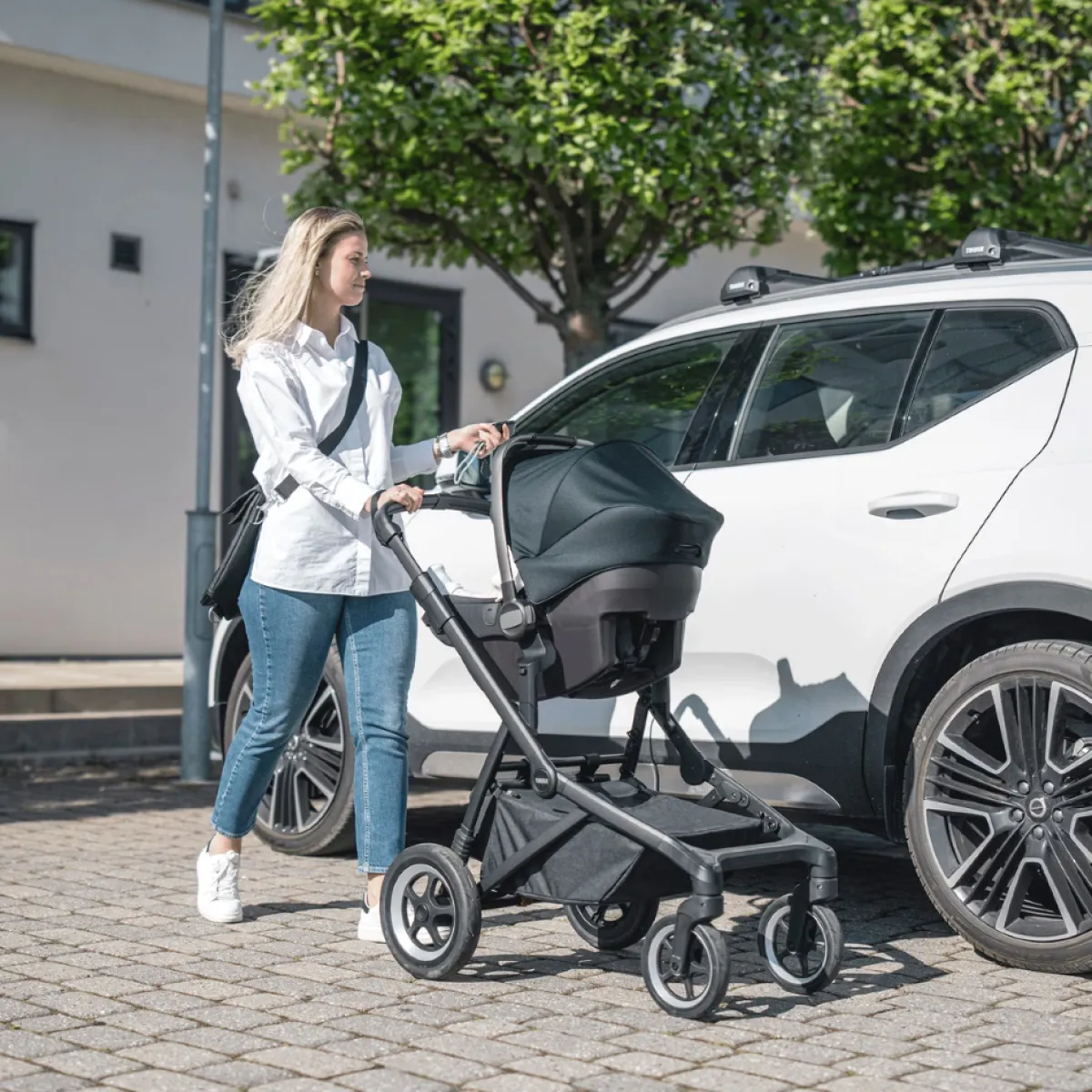 Thule Overige Accessoires * Adapter Autostoel Sleek 2 voor Tweede Autostoel (duo) Zwart