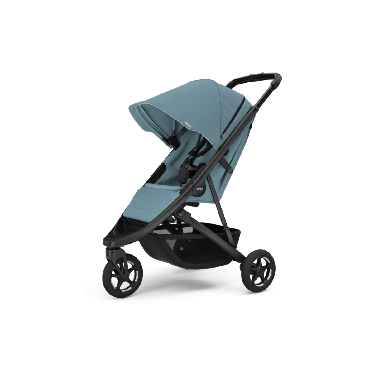 Thule Alle Buggy's * Buggy 2in1 Spring 2 Mid Blue on Black Blauw