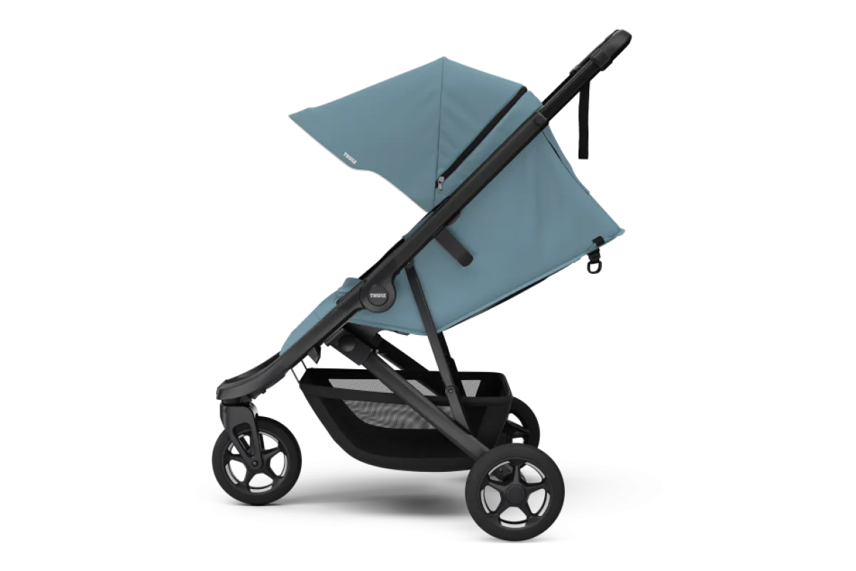 Thule Alle Buggy's * Buggy 2in1 Spring 2 Mid Blue on Black Blauw