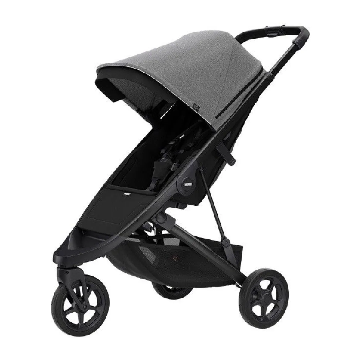 Thule Alle Buggy's * Buggy Spring Black - Grey Melange Grijs