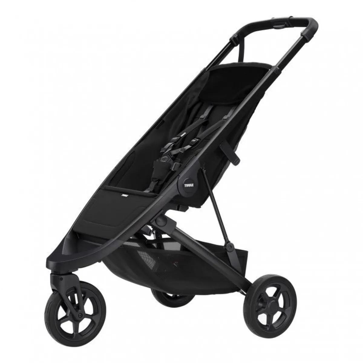 Thule Alle Buggy's * Buggy Spring Black - Grey Melange Grijs