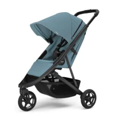 Thule Alle Buggy's * Buggy Spring 2 Mid Blue on Black Blauw