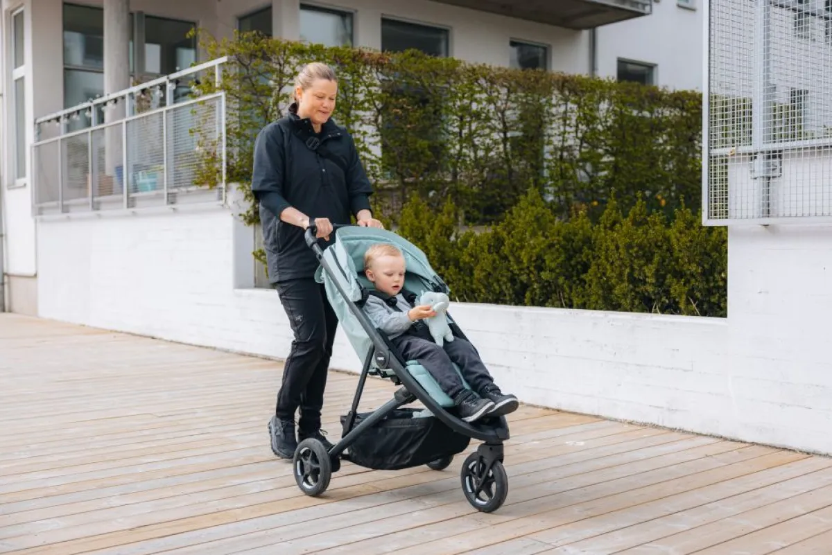 Thule Alle Buggy's * Buggy Spring 2 Mist Green on Black Groen
