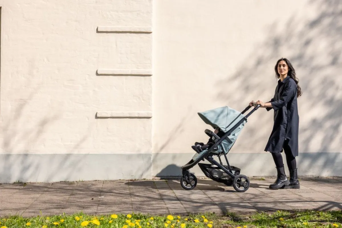 Thule Alle Buggy's * Buggy Spring 2 Mist Green on Black Groen