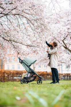 Thule Alle Buggy's * Buggy Spring 2 Mist Green on Black Groen