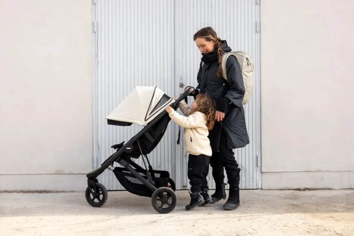 Thule Alle Buggy's * Buggy Spring Soft - Midnight Black Beige