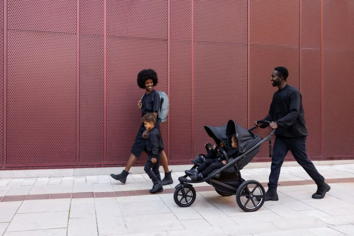 Thule Tweelingwagens * Urban Glide 3 Duo Kinderwagen Black