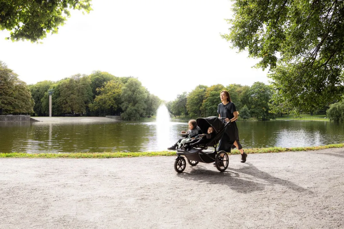 Thule Tweelingwagens * Urban Glide 3 Duo Kinderwagen Black
