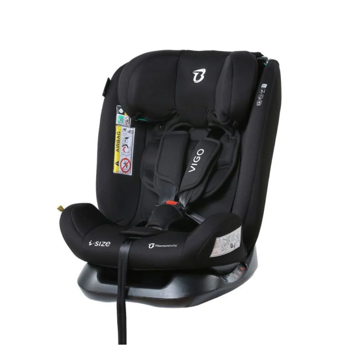 Titaniumbaby Meegroei Autostoelen * Autostoel Vigo i-Size Black