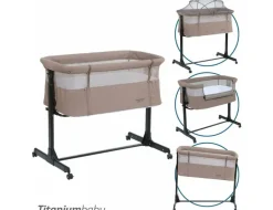 Titaniumbaby Wiegen En Co-Sleepers * Co-sleeper Milan Lush Taupe