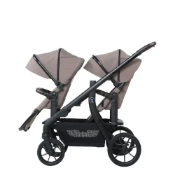 Titaniumbaby Tweelingwagens * Duo Kinderwagen Pollux Taupe