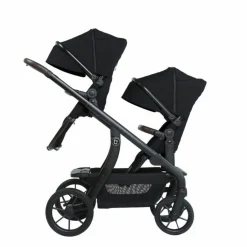 Titaniumbaby Tweelingwagens * Duo Kinderwagen Pollux Black Zwart