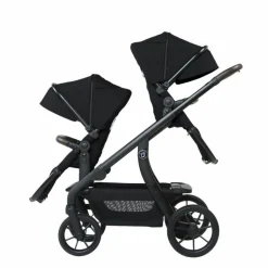 Titaniumbaby Tweelingwagens * Duo Kinderwagen Pollux Black Zwart