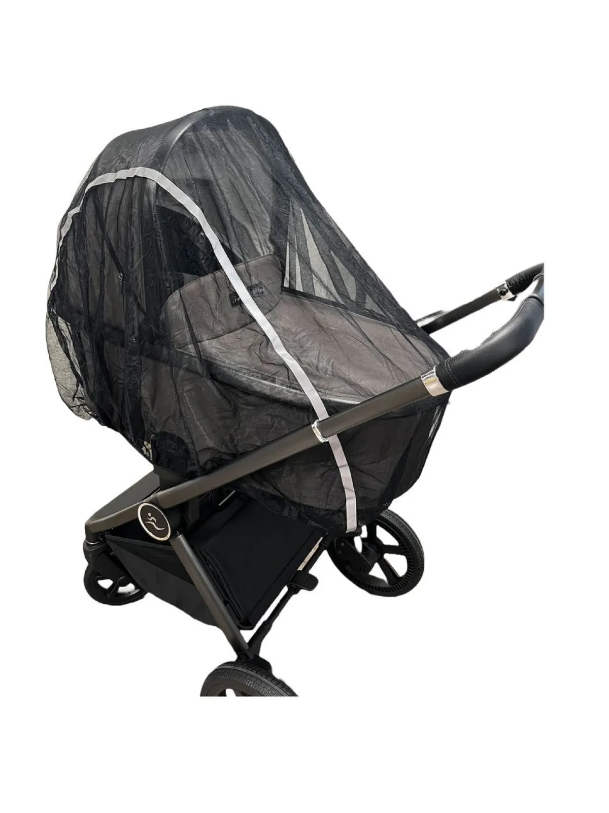 Titaniumbaby Kinderwagen Klamboe's * Reflecterende Klamboe Kinderwagen Zwart