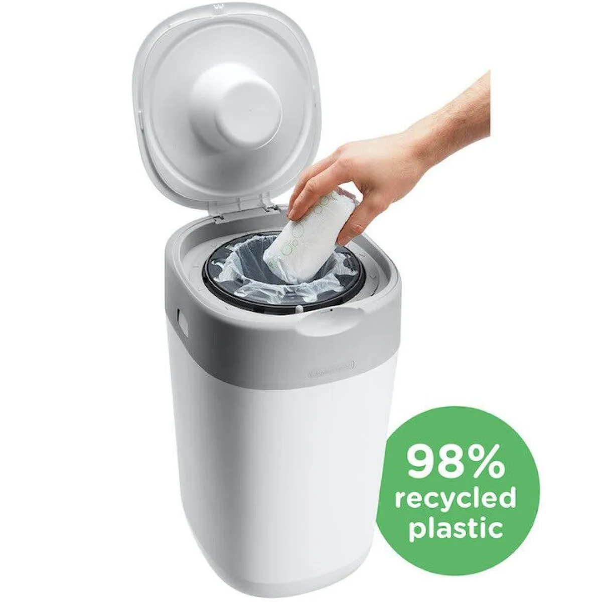Tommee Tippee Luieremmers * Click & Twist Luieremmer White Wit