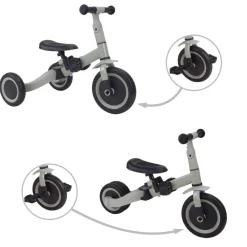 Topmark Loopfietsen * 4-in-1 Driewieler / Loopfiets Kaya Groen