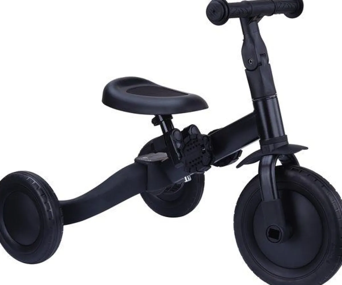 Topmark Loopfietsen * 4-in-1 Driewieler / Loopfiets Kaya Zwart Groen