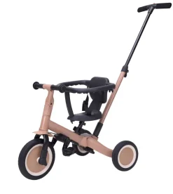 Topmark Loopfietsen * 4-in-1 Driewieler / Loopfiets Lio Macchiato Bruin