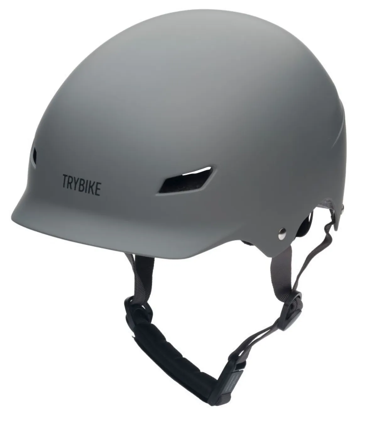 Trybike Loopfietsen|Veiligheid Onderweg * CoConuts Kinderhelm Grey Maat S/M Grijs