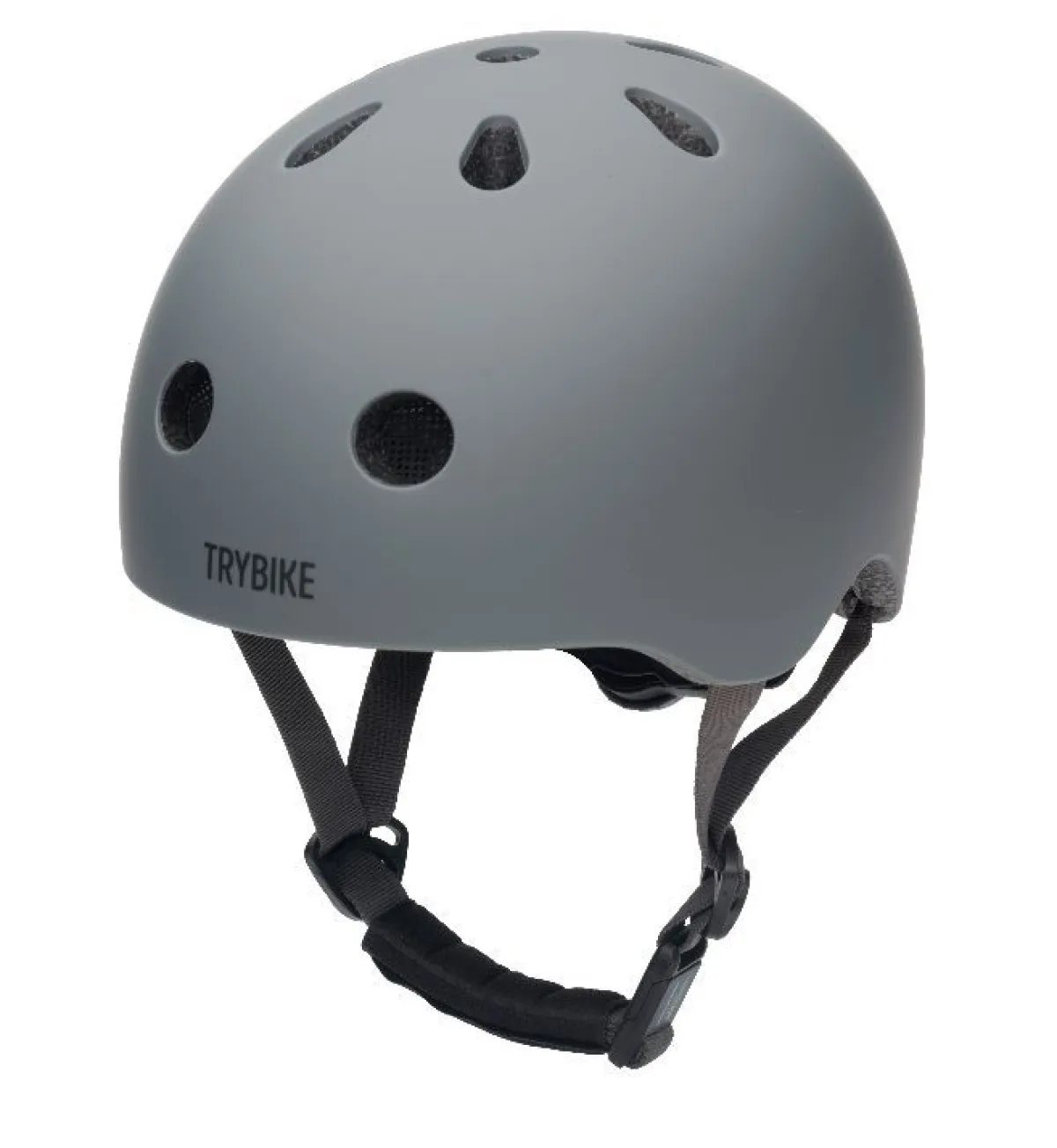 Trybike Loopfietsen|Veiligheid Onderweg * CoConuts Kinderhelm Grey Maat XS Grijs