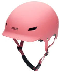 Trybike Loopfietsen|Veiligheid Onderweg * CoConuts Kinderhelm Pink Maat S/M Roze