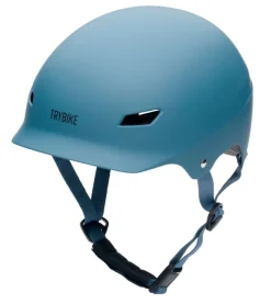 Trybike Loopfietsen|Veiligheid Onderweg * CoConuts Kinderhelm Blue Maat S/M Blauw