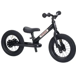 Trybike Loopfietsen * Steel 2-in-1 Loopfiets All Black (mat ) Zwart