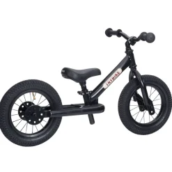 Trybike Loopfietsen * Steel 2-in-1 Loopfiets All Black (mat ) Zwart
