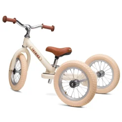 Trybike Loopfietsen * Steel 2-in-1 Loopfiets Cream (mat crème) Beige