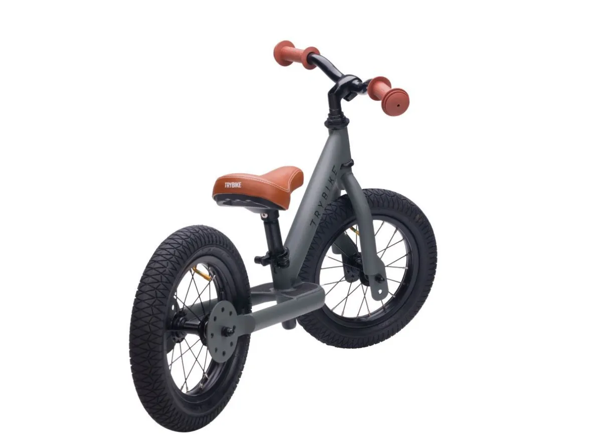 Trybike Loopfietsen * Steel 2-in-1 Loopfiets Grey (mat ) Grijs