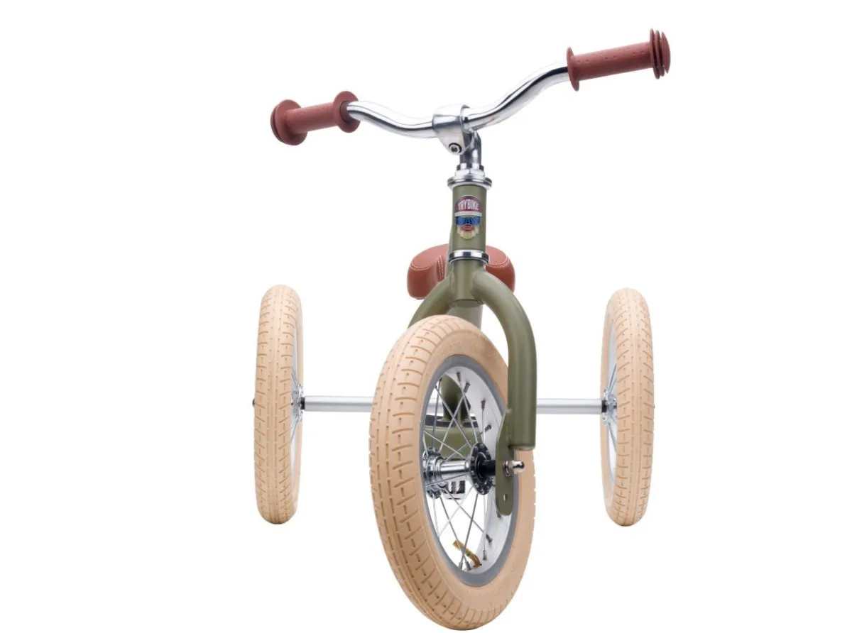 Trybike Loopfietsen * Steel 2-in-1 Loopfiets Green (mat ) Groen
