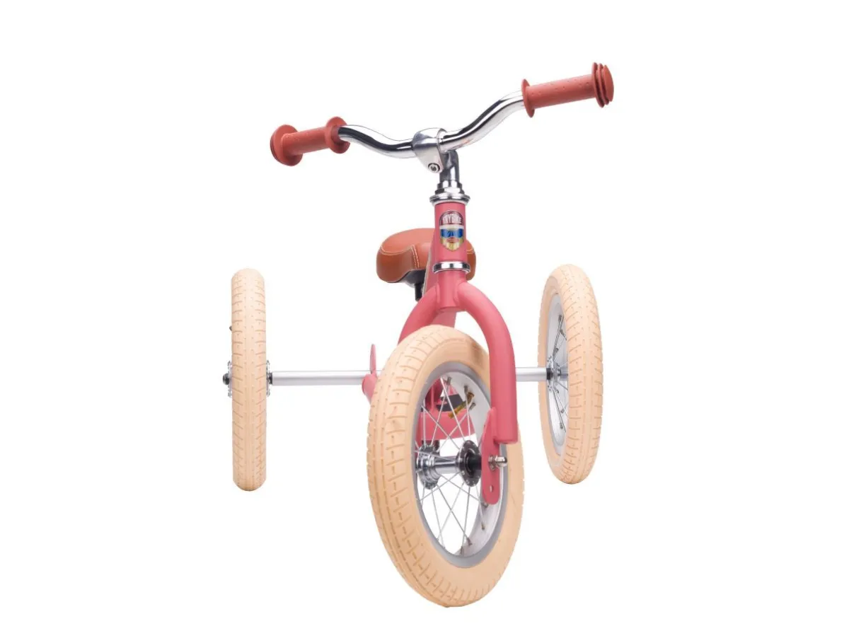 Trybike Loopfietsen * Steel 2-in-1 Loopfiets Pink (mat ) Roze