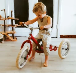 Trybike Loopfietsen * Steel 2-in-1 Loopfiets Red (mat ) Rood